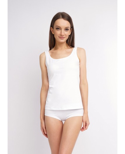 CLE LM650 Майка жен. Новая ЧБ база, белый