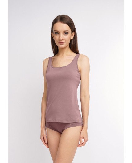 CLE LM650 Майка жен. Новая ЧБ база, св.коричневый