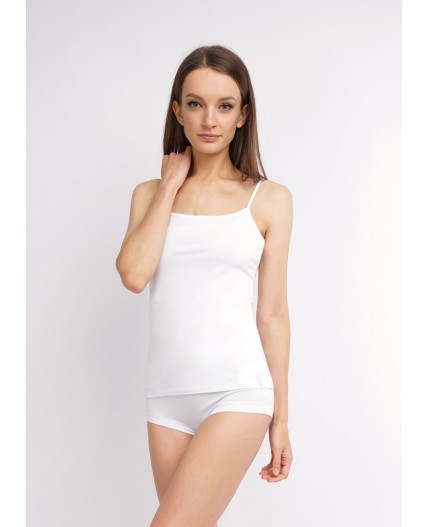 CLE LM650-1 Майка жен. Новая ЧБ база, белый