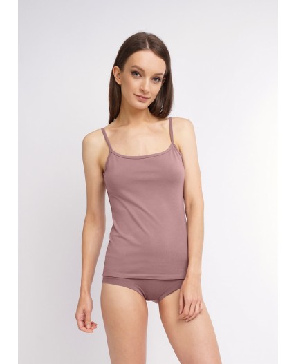 CLE LM650-1 Майка жен. Новая ЧБ база, св.коричневый