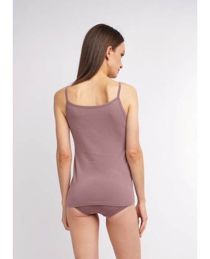 CLE LM650-1 Майка жен. Новая ЧБ база, св.коричневый