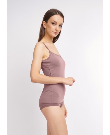 CLE LM650-1 Майка жен. Новая ЧБ база, св.коричневый