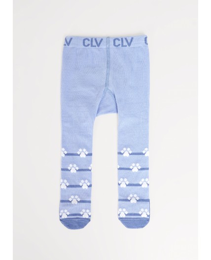 CLE Колготки дет.КД197 68-86 ясли хл+эл, св.голубой