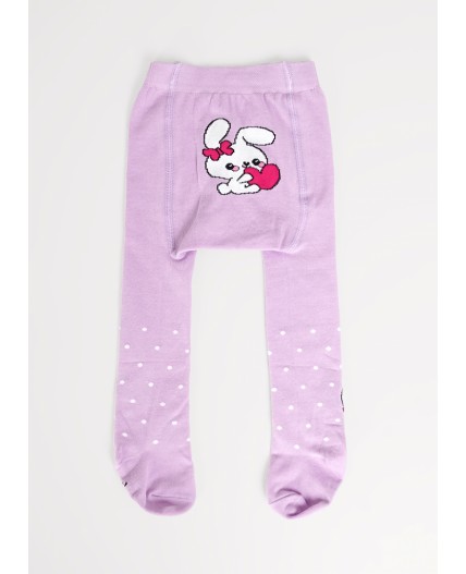 CLE Колготки дет.КД199 68-86 ясли хл+эл, сиреневый