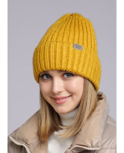 CLE Шапка 413213ап флис, жёлтый