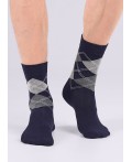 CLES Носки муж.M1002 market line хл+эл, т.синий