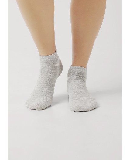 ЭЙС Носки жен.Д150 хл+эл укор, меланж серый
