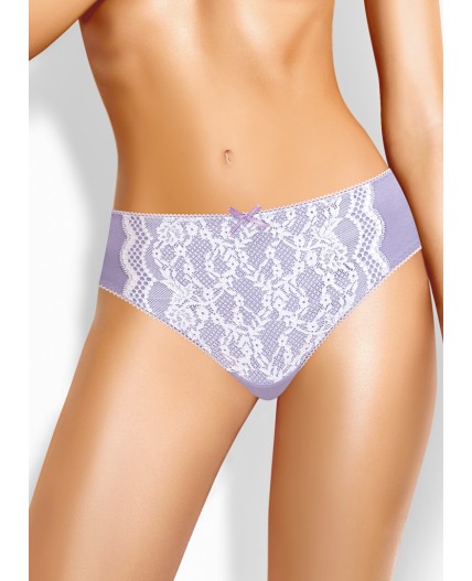 CLE C731 Трусы жен. Кружево хлопок, св.фиолетовый