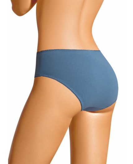 CLE C731 Трусы жен. Кружево хлопок, джинсовый