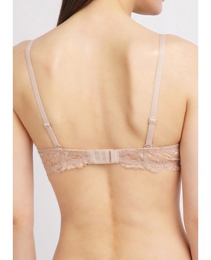 CLE LBR004pk Бюст ж.пуш-ап, бежевый металлик