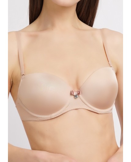 CLE LBR006pk Бюст ж.балк.форм., бежевый металлик