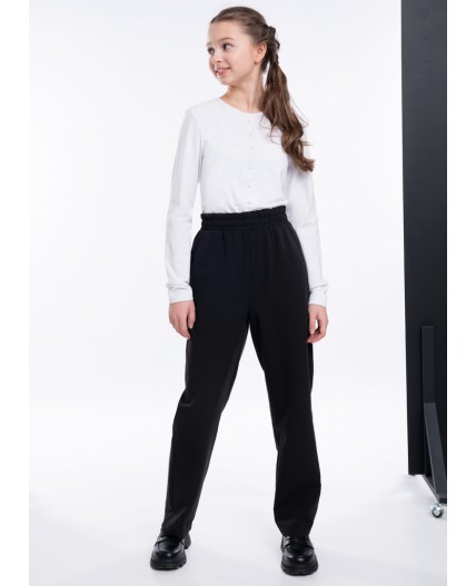 CLE Брюки дев. 742892ог школа, чёрный