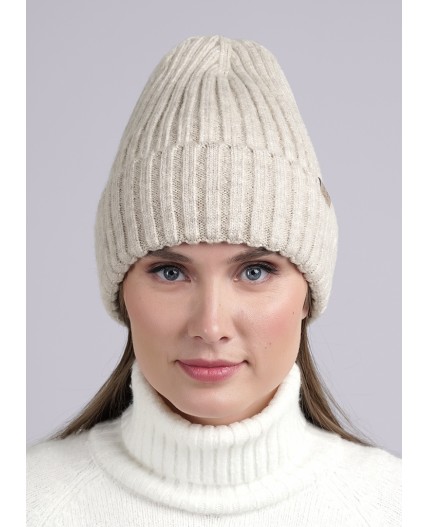 CLE Шапка 413213ап флис, св.бежевый