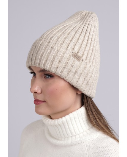 CLE Шапка 413213ап флис, св.бежевый