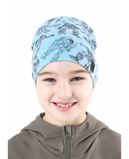 CLE Шапка дет. 556026/5рп, меланж св.голубой