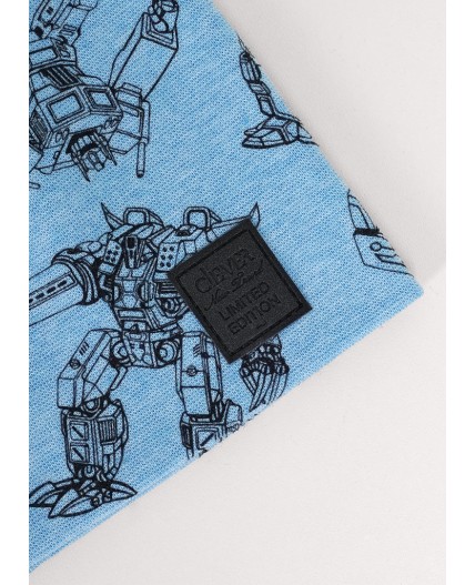 CLE Шапка дет. 556026/5рп, меланж св.голубой