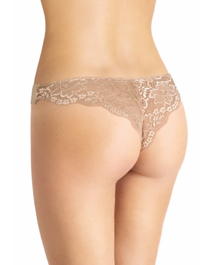 CLE LBRS001pk Трусы жен.спорт, бежевый металлик