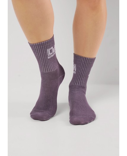 CLE Носки жен.Д5566 мускат хл+эл, кофейный