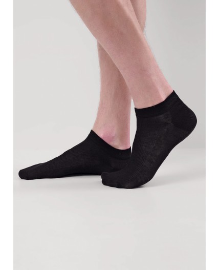 CLE Носки муж.К003 база укороч, чёрный