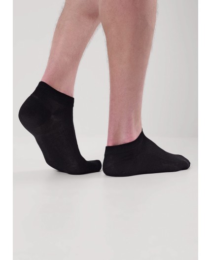 CLE Носки муж.К003 база укороч, чёрный