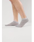 CLE Носки муж.К003 база укороч, меланж серый