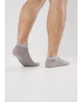 CLE Носки муж.К003 база укороч, меланж серый