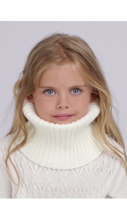 CLE Шарф 'Снуд' дет. 433853ак, белый