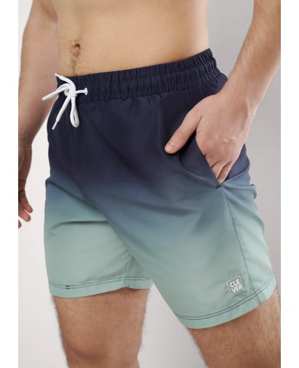 CLE шорты муж. 553149рт, т.серый/св.зелёный