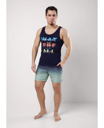 CLE шорты муж. 553149рт, т.серый/св.зелёный