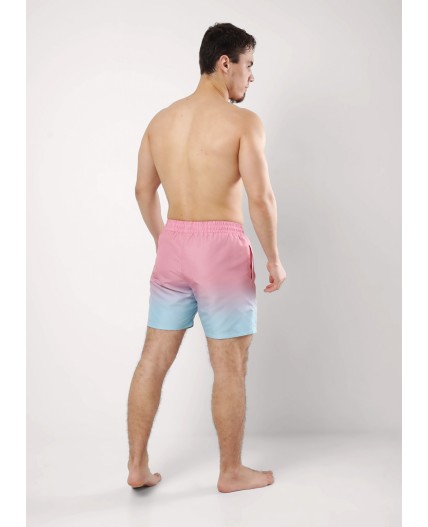 CLE шорты муж. 553149рт, св.оранжевый/св.голубой