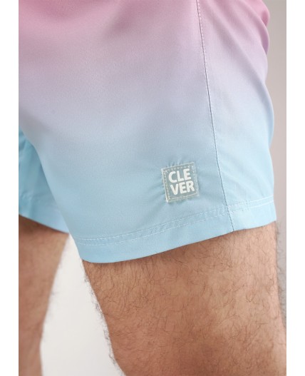 CLE шорты муж. 553149рт, св.оранжевый/св.голубой