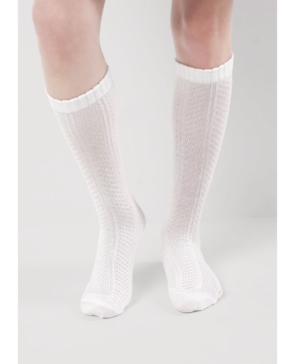 CLE Гольфы дет.П119 20-22,22 выпускной ажур, белый