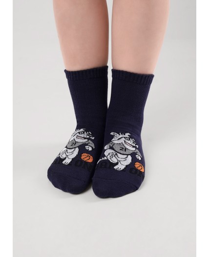 CLE Носки дет.С1550 12-14,14-16 бэксайд мал, т.синий