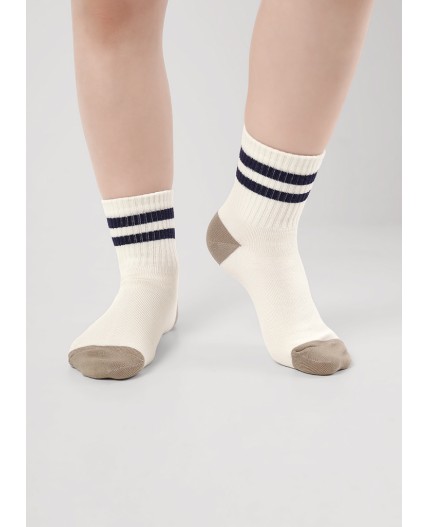 CLE Носки дет.С1552 24 бэксайд мал, молочный