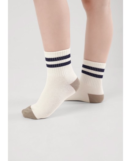 CLE Носки дет.С1552 24 бэксайд мал, молочный
