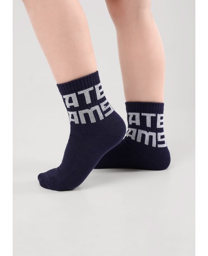 CLE Носки дет.С1553 24 бэксайд мал, т.синий