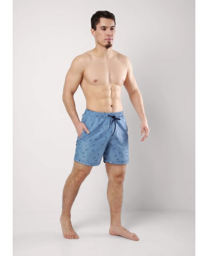 CLE шорты муж 533691рт, джинсовый/т.синий
