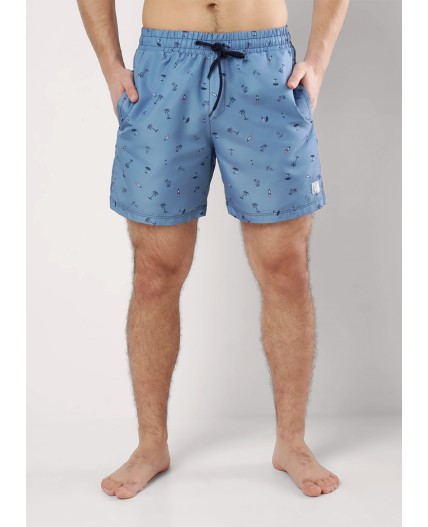 CLE шорты муж 533691рт, джинсовый/т.синий