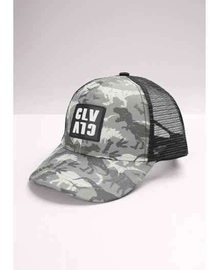 CLE Бейсболка дет 61 сетка (1621), серый/чёрный