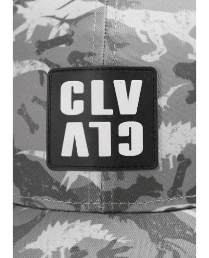 CLE Бейсболка дет 61 сетка (1621), серый/чёрный