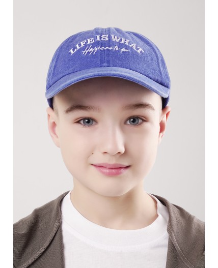 CLE Бейсболка дет 84 джинс (1626), синий