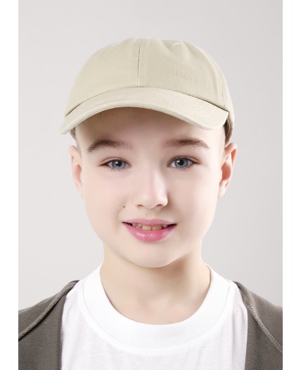 CLE Бейсболка дет 85 джинс (1626), св.бежевый