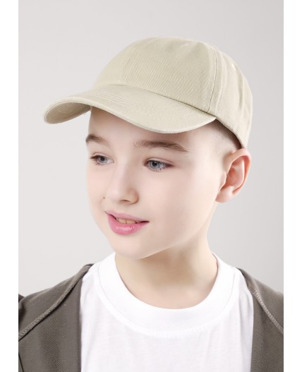 CLE Бейсболка дет 85 джинс (1626), св.бежевый