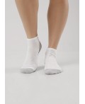 CLE Носки жен.Д5505 fashion база хл+эл, белый/св.серый