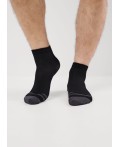 CLE Носки муж.К6530Л сетка хл+эл, чёрный