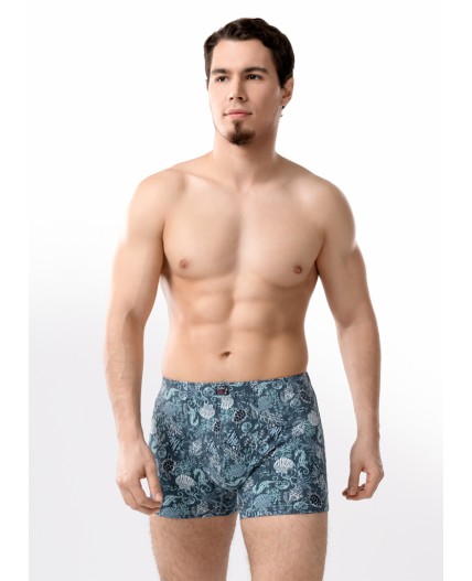 CLE MSH552341 Трусы муж., св.голубой/т.синий