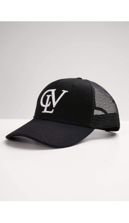 CLE Бейсболка 100 сетка (GK1605), чёрный