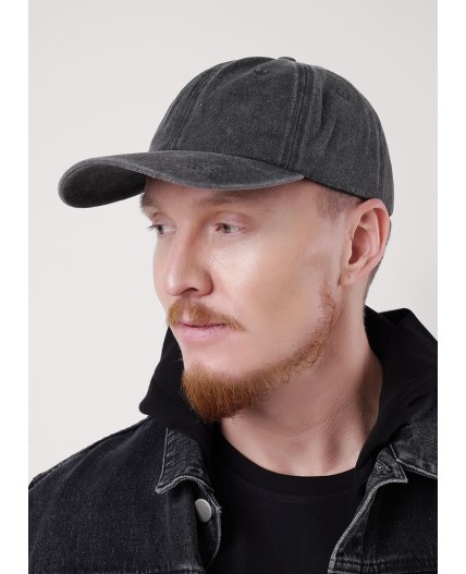 CLE Бейсболка 93 джинс (1606), чёрный