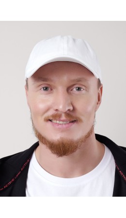 CLE Бейсболка 93 джинс (1606), молочный