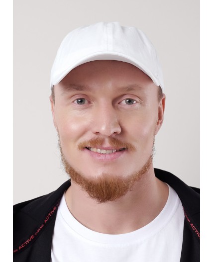 CLE Бейсболка 93 джинс (1606), молочный